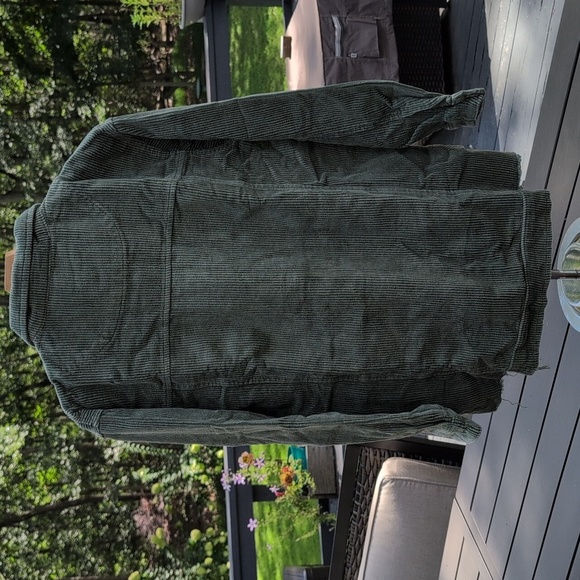 Oversized Olive Green Corduroy Shacket - Women's XS - Picture 3 of 7